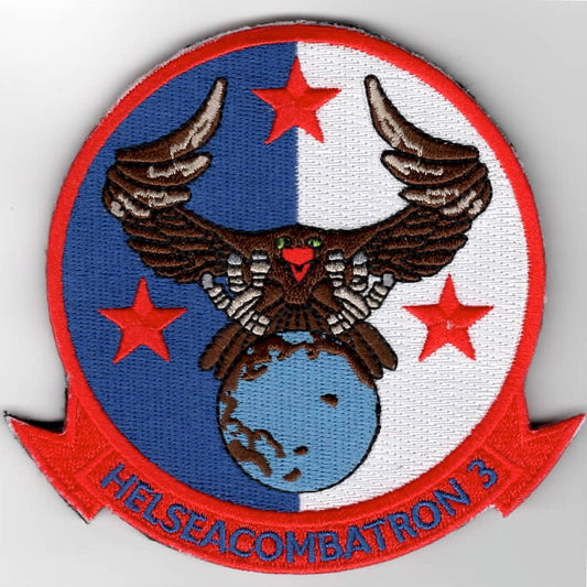 HSC-3 'Eagle on World' Sqdn Patch (Lg/K)