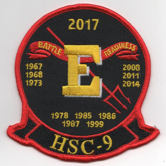 HSC-9 2017 'Battle E' Patch (Red/Black)