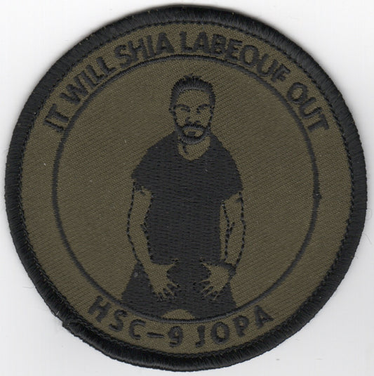 HSC-9 'JOPA/Shia Labeouf' Patch (Subd)