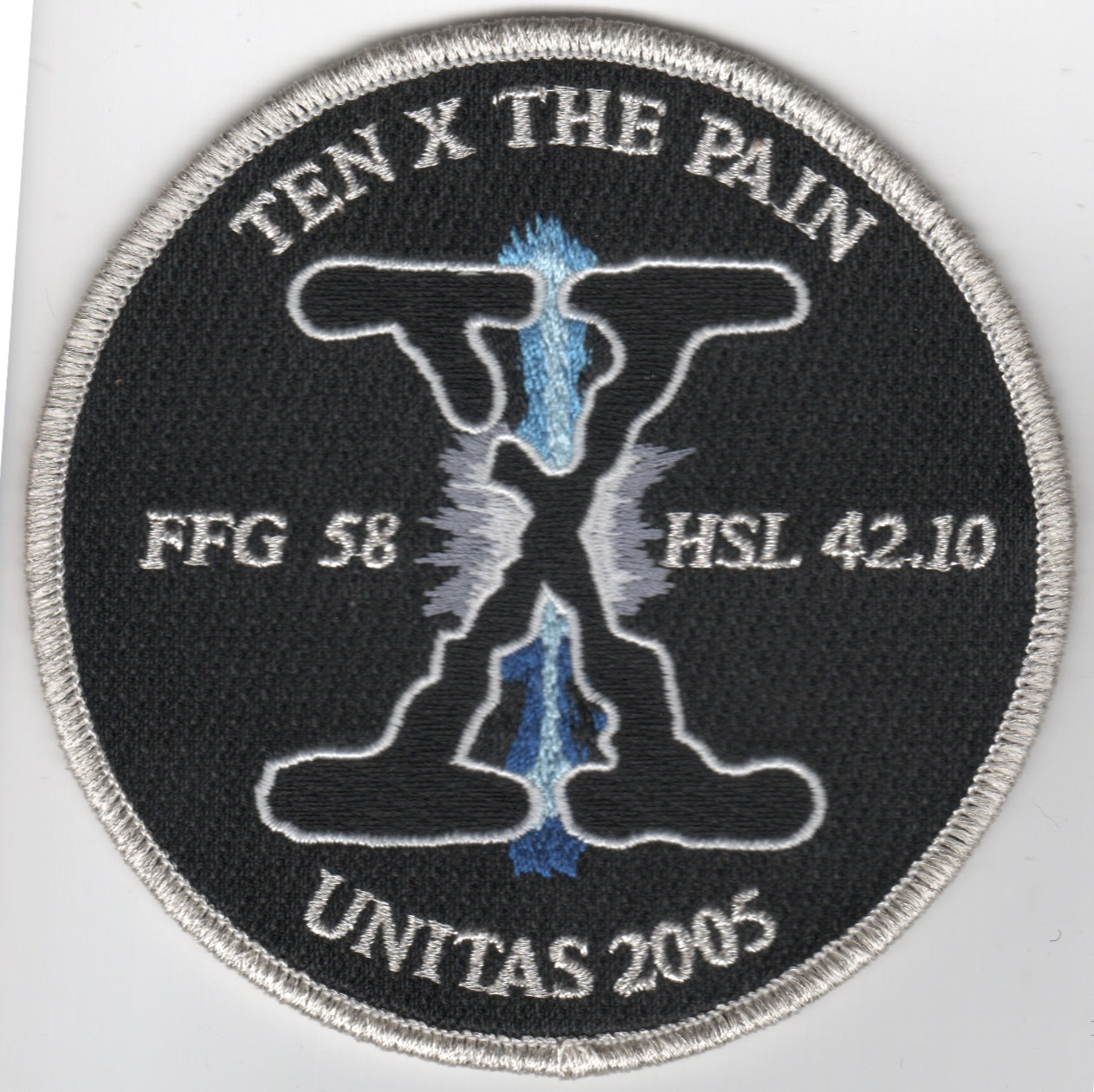 HSL-42 "Ten X Pain" Patch (Black)