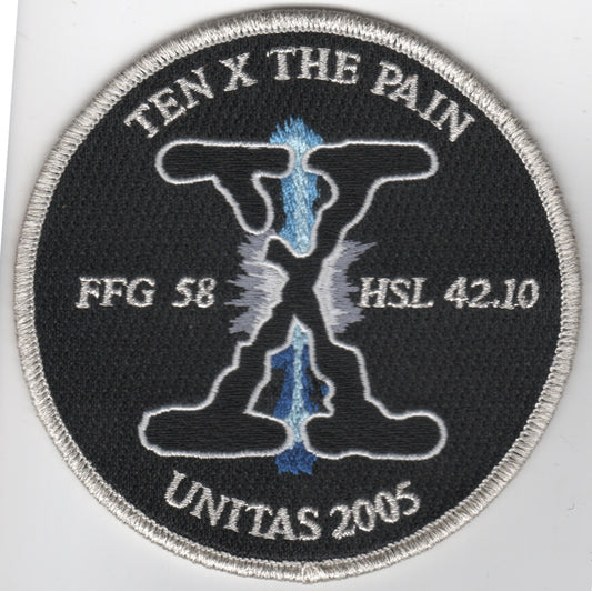 HSL-42 "Ten X Pain" Patch (Black)