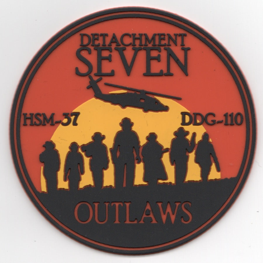 HSM-37 Det-7 'OUTLAWS' (Red/PVC)