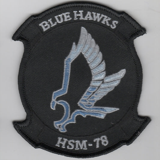 HSM-78 Squadron Patch (Black)
