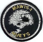 MAWTS-1 "Hueys" Patch (Blk/Silver)
