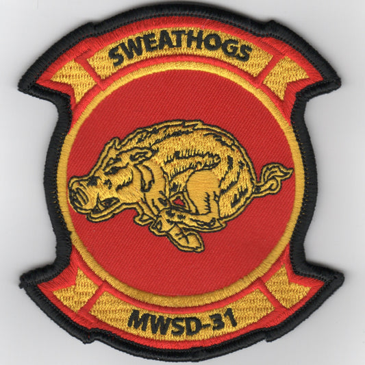 MAG-31/MWSD-31 Squadron Patch (Red)