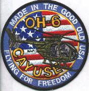 OH-6 Cayuse "FFF/Made in the USA" Patch