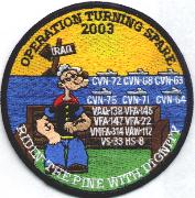 CVN-70 "Operation Turning Spare" Cruise Patch