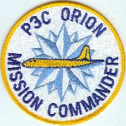 P-3 Mission Commander Patch (Round)