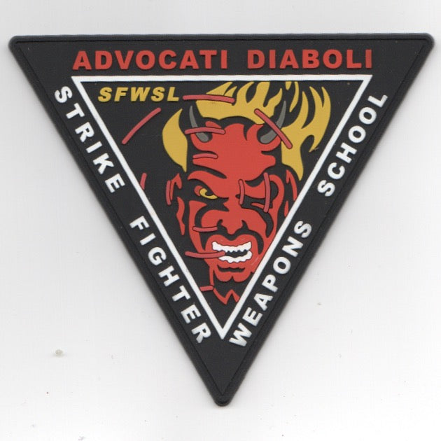 USN Strike Fighter Weapons School (Black Border/PVC)