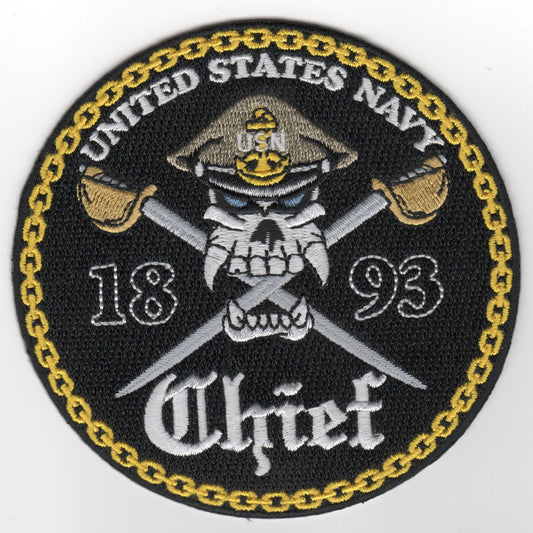 USN Chiefs '1893' Patch