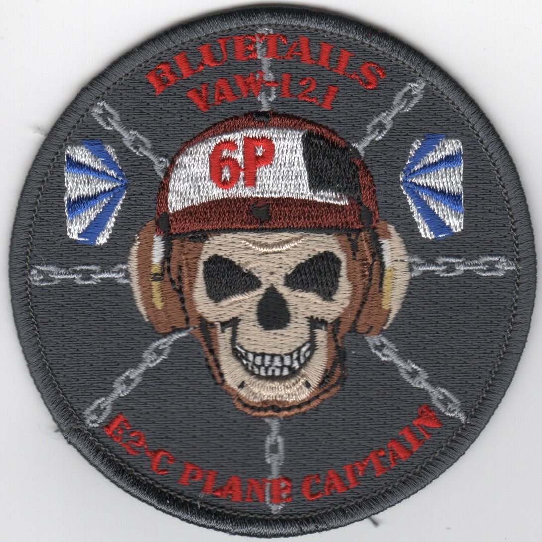 VAW-121 Plane Captain Patch (Skull)