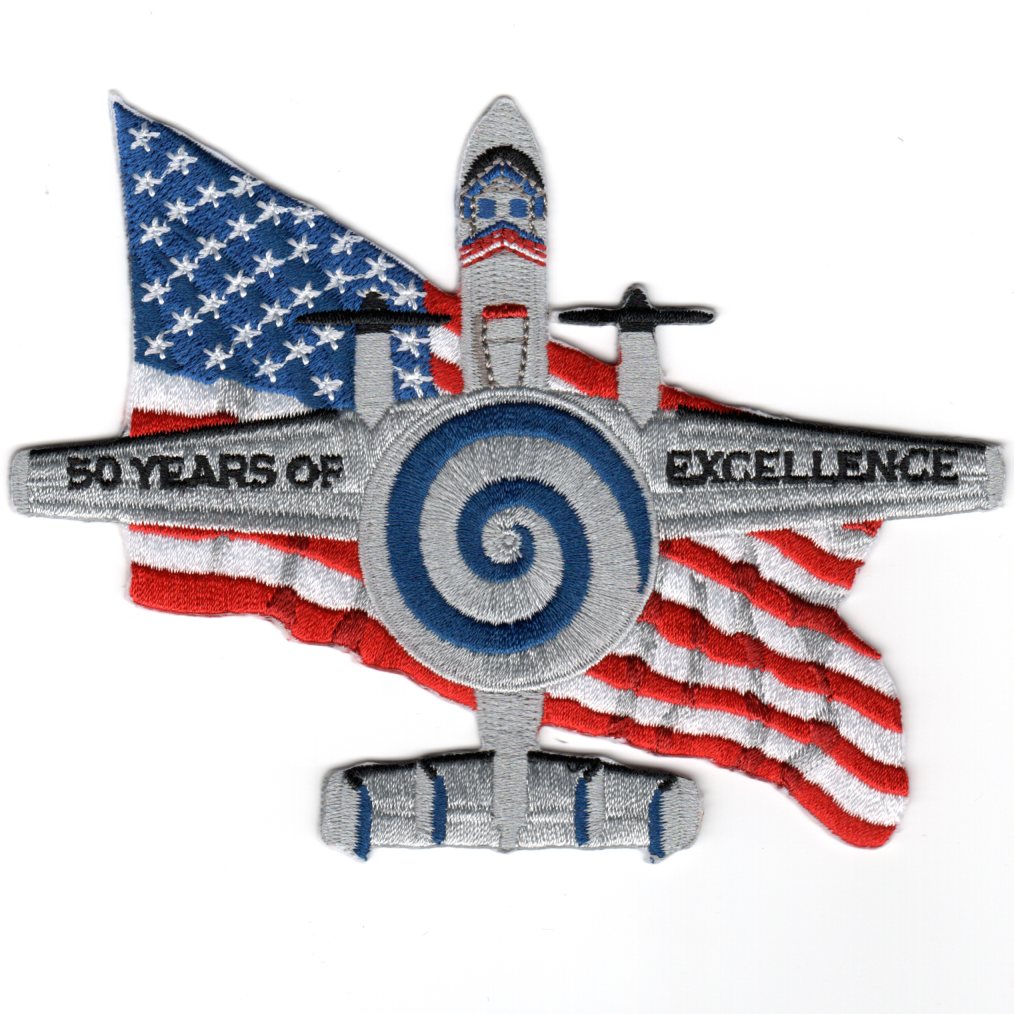 VAW-123 '50th Anniv' E-2C Planform Patch