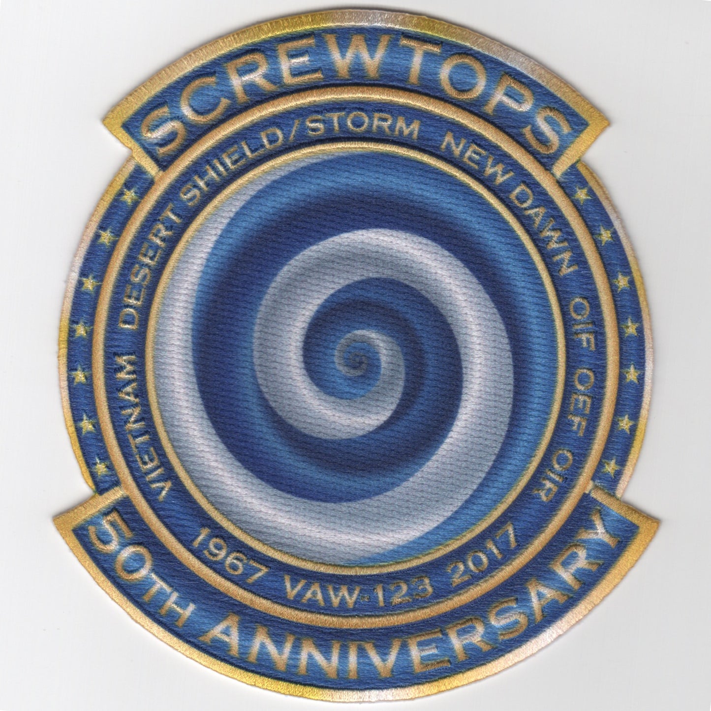 VAW-123 '50th Anniv SWIRL' Patch