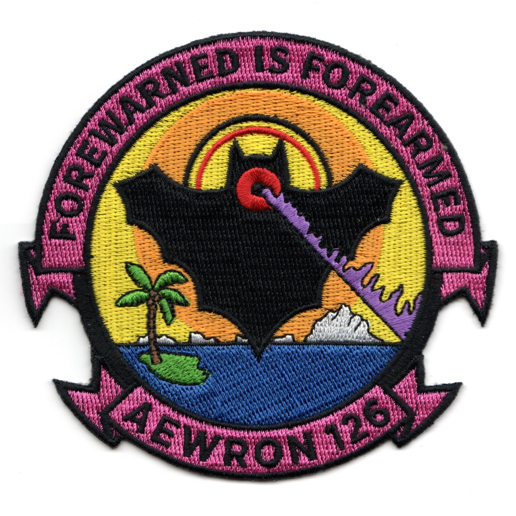 VAW-126 'AEWRON' Patch (Pink Border)