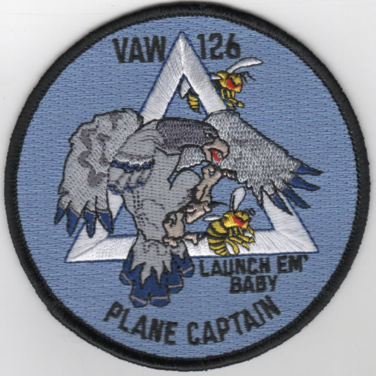 VAW-126 'Plane Captain' Patch (White Tri)
