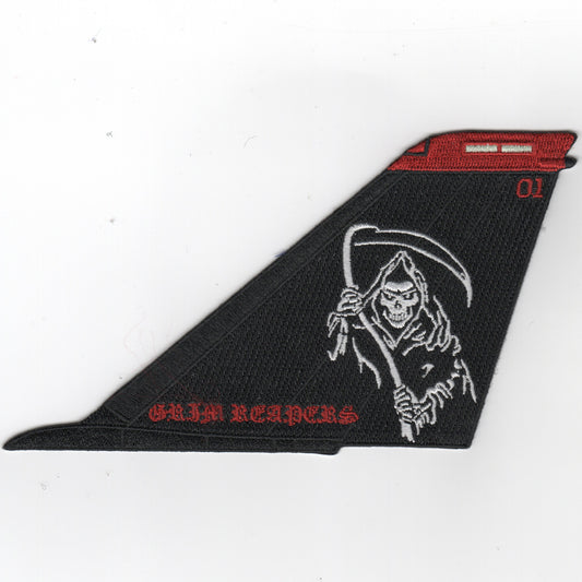 VF-101 F-14 Tail (Black/White-Moe/No Text)