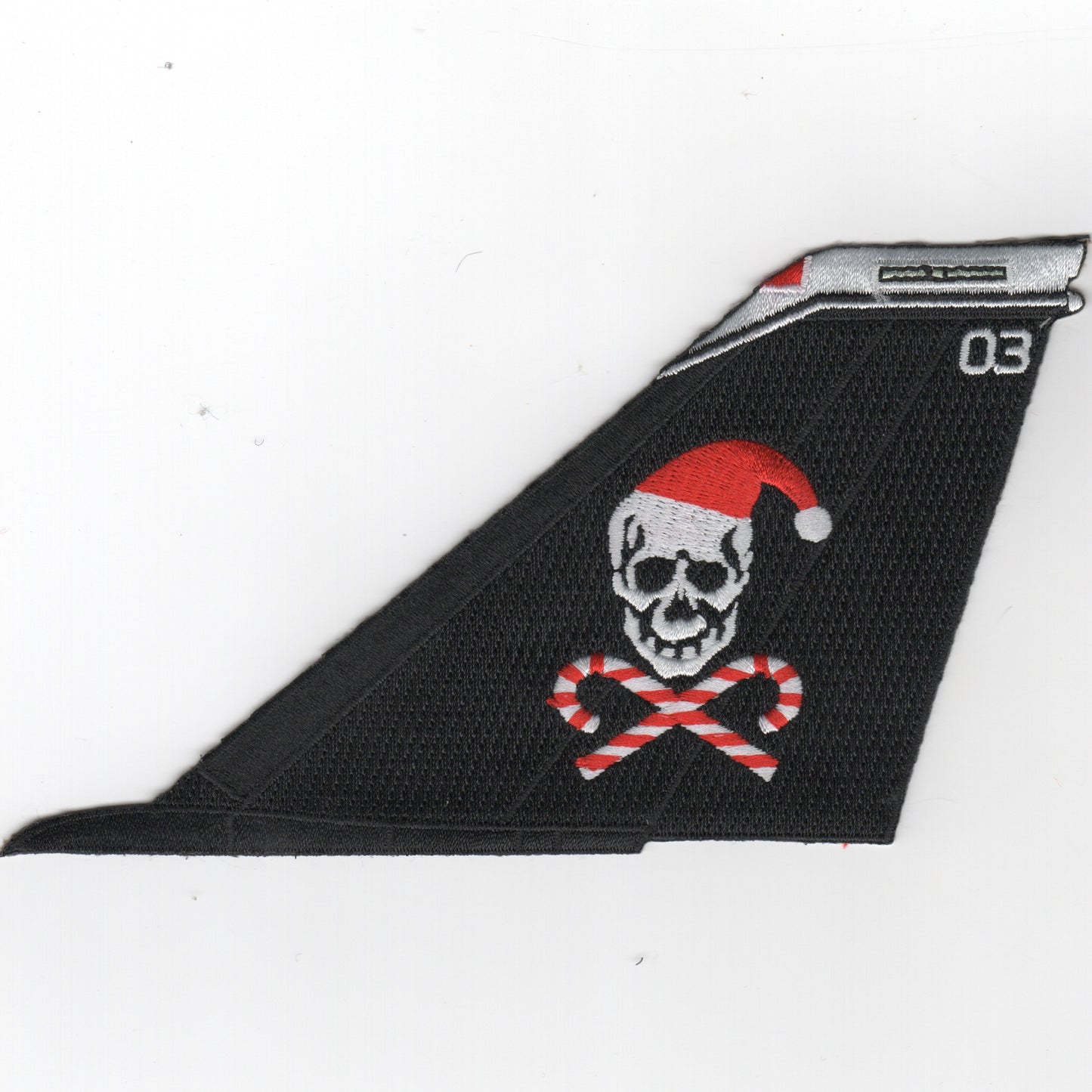VF-103 F-14 Tailfin (No Text/Blk/Christmas)