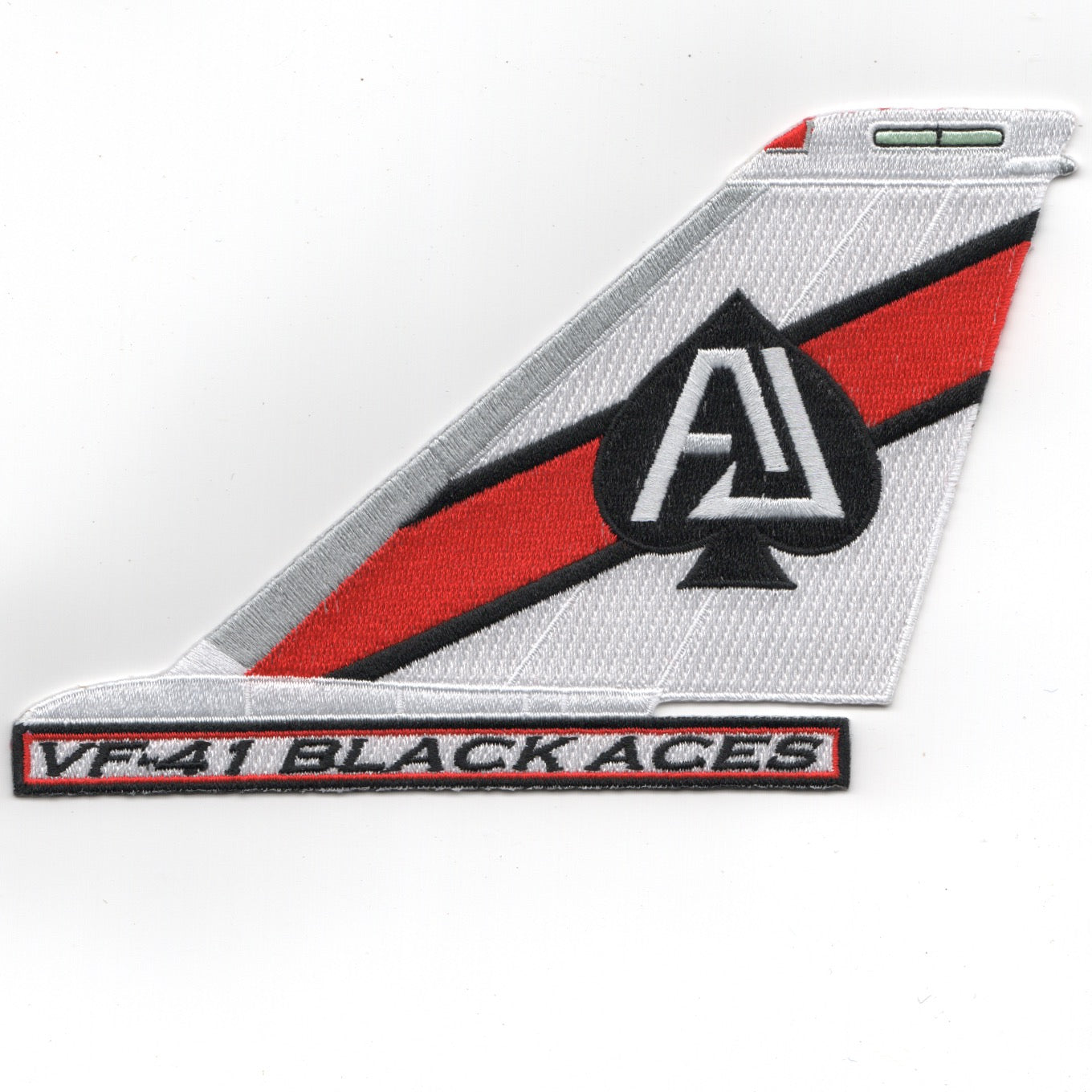 VF-41 F-14 'AJ' Tail (Red-White/Text)