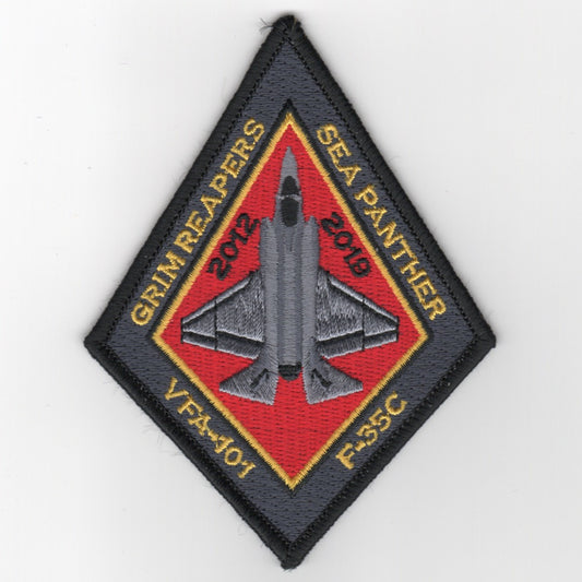 VFA-101 'DECOMMISSION' Diamond (Black Border)