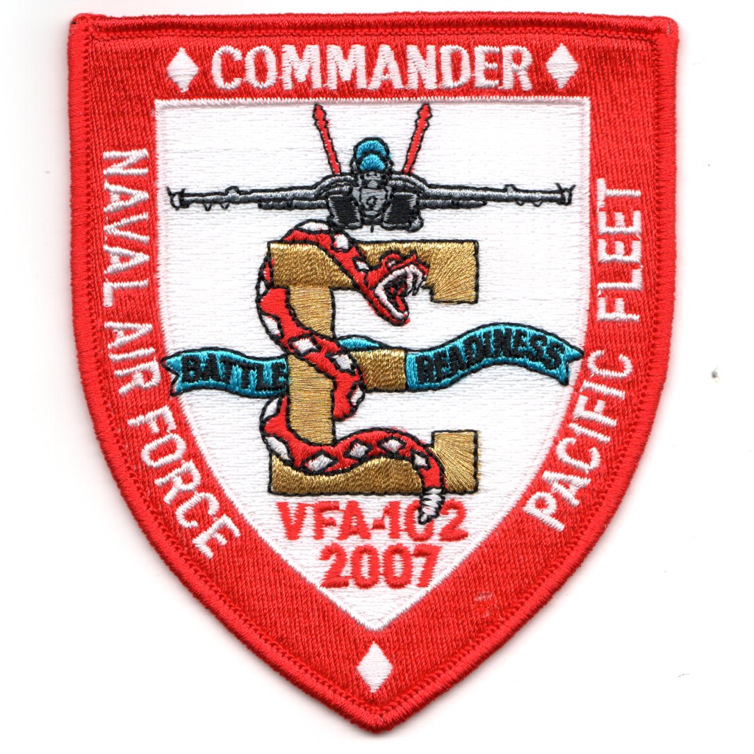 VFA-102 2007 Battle 'E' Shield Patch