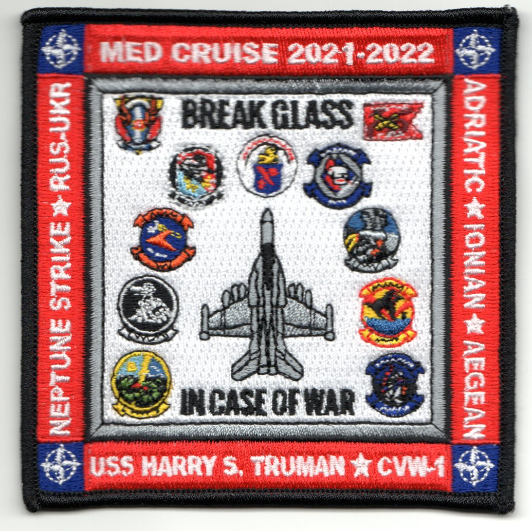 VFA-211 2022 'BREAK GLASS' Cruise Patch