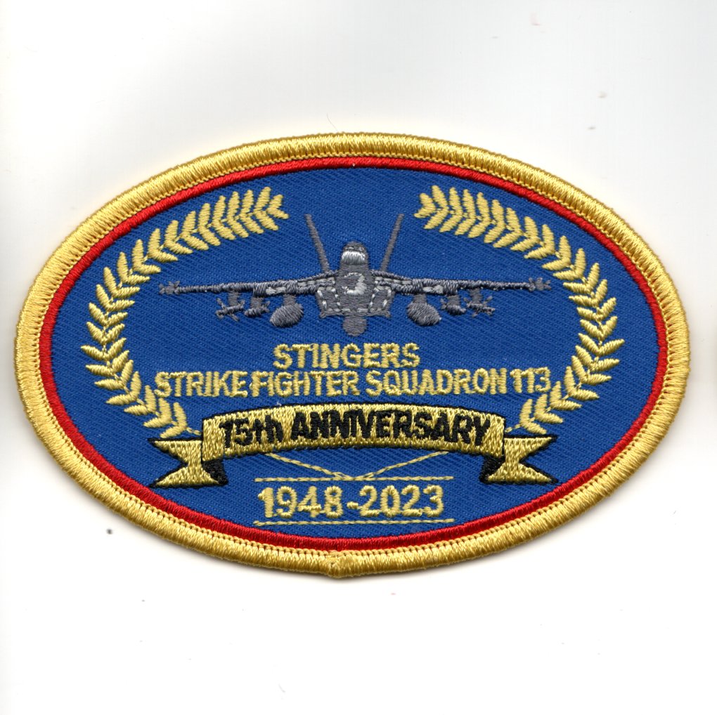 VFA-113 75th Anniversary (Oval)