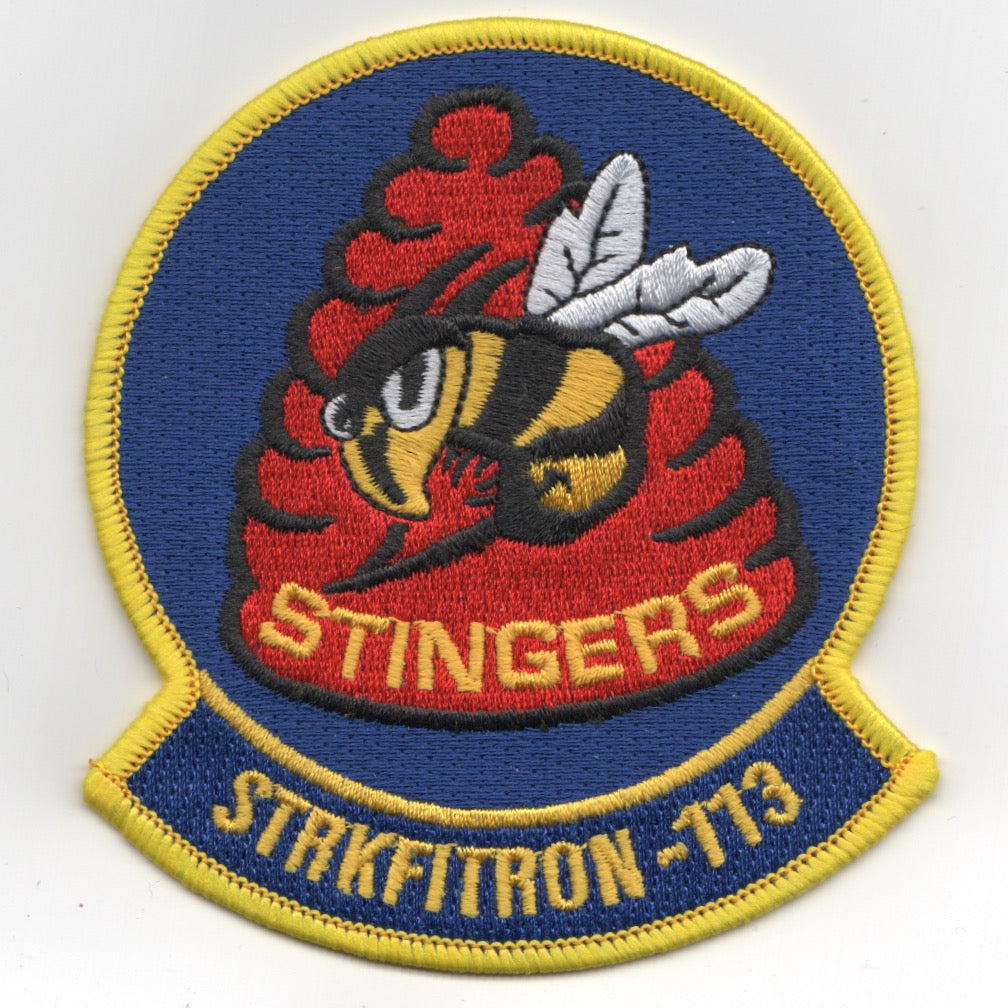 VFA-113 Squadron Patch (Black-Bordered HIVE)