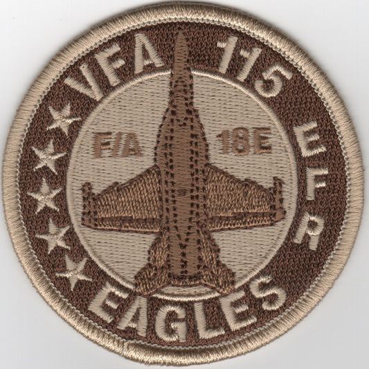 VFA-115 Aircraft Patch (Round/Des/5-Stars)