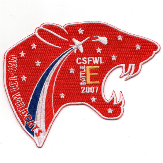 VFA-131 2007 *Battle 'E'* Patch (Red Cat-head)