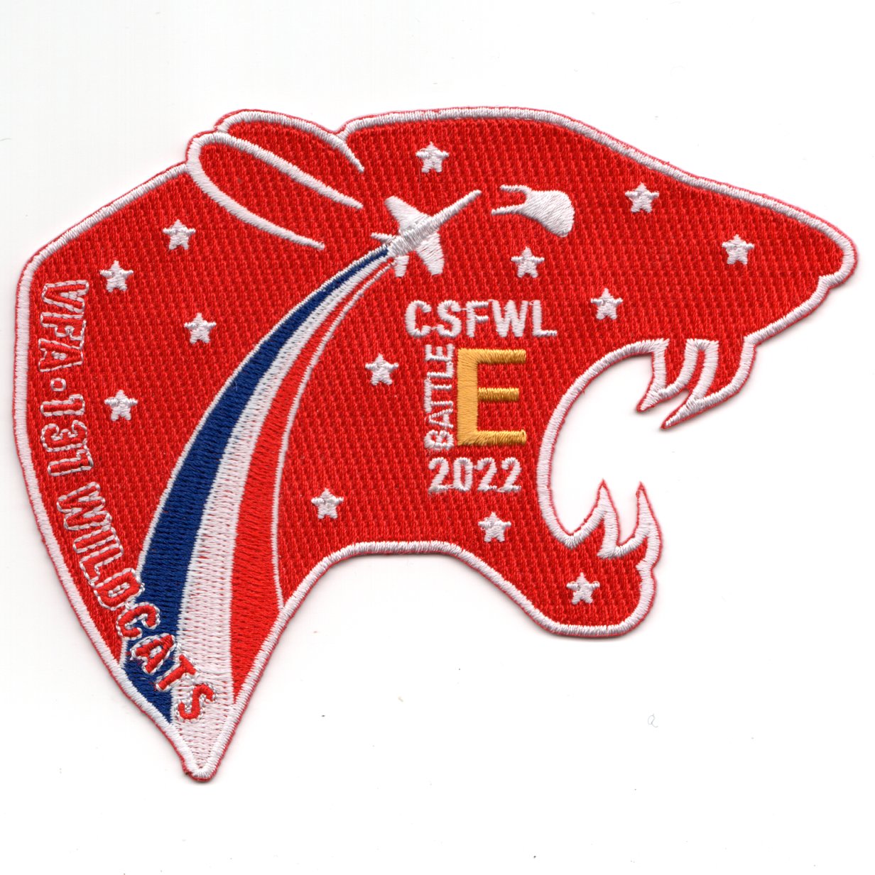 VFA-131 2022 *Battle 'E'* Patch (Red Cat-head)