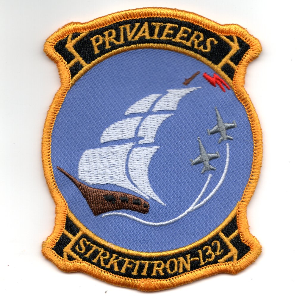 VFA-132 Squadron Patch (Blue/Schooner)