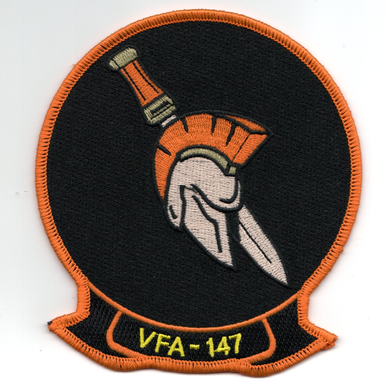 VFA-147 *HELMET/PLUME/SWORD* Patch (Lg)