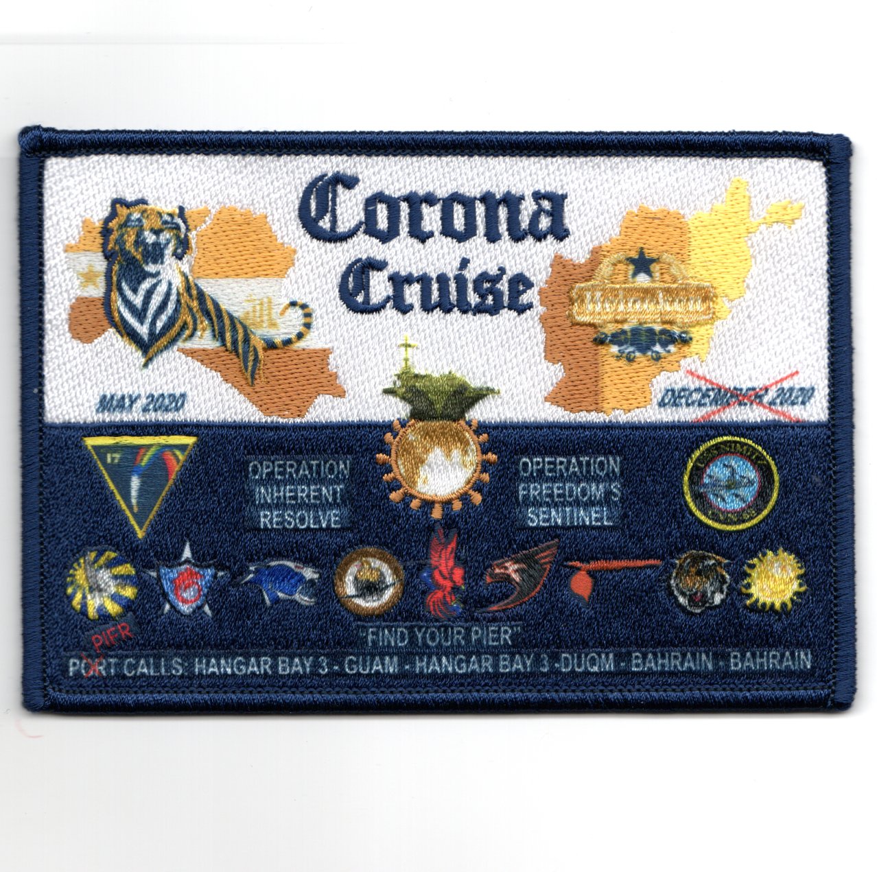 VFA-22 2020 'Corona' Cruise Patch (Rect)