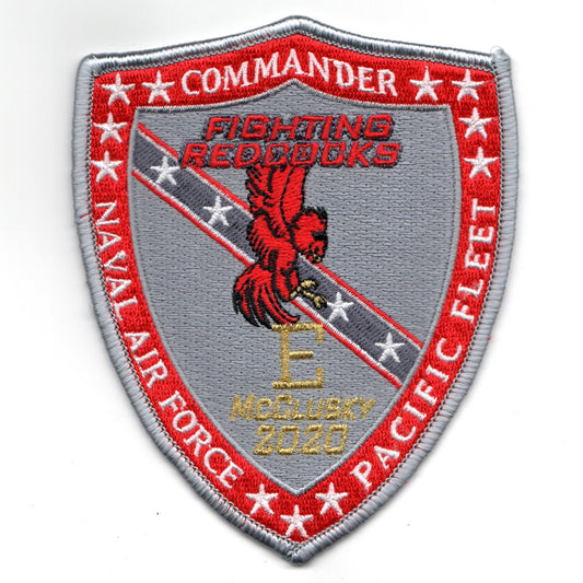 VFA-22 2020 'BATTLE E' Shield (Gray/Red)