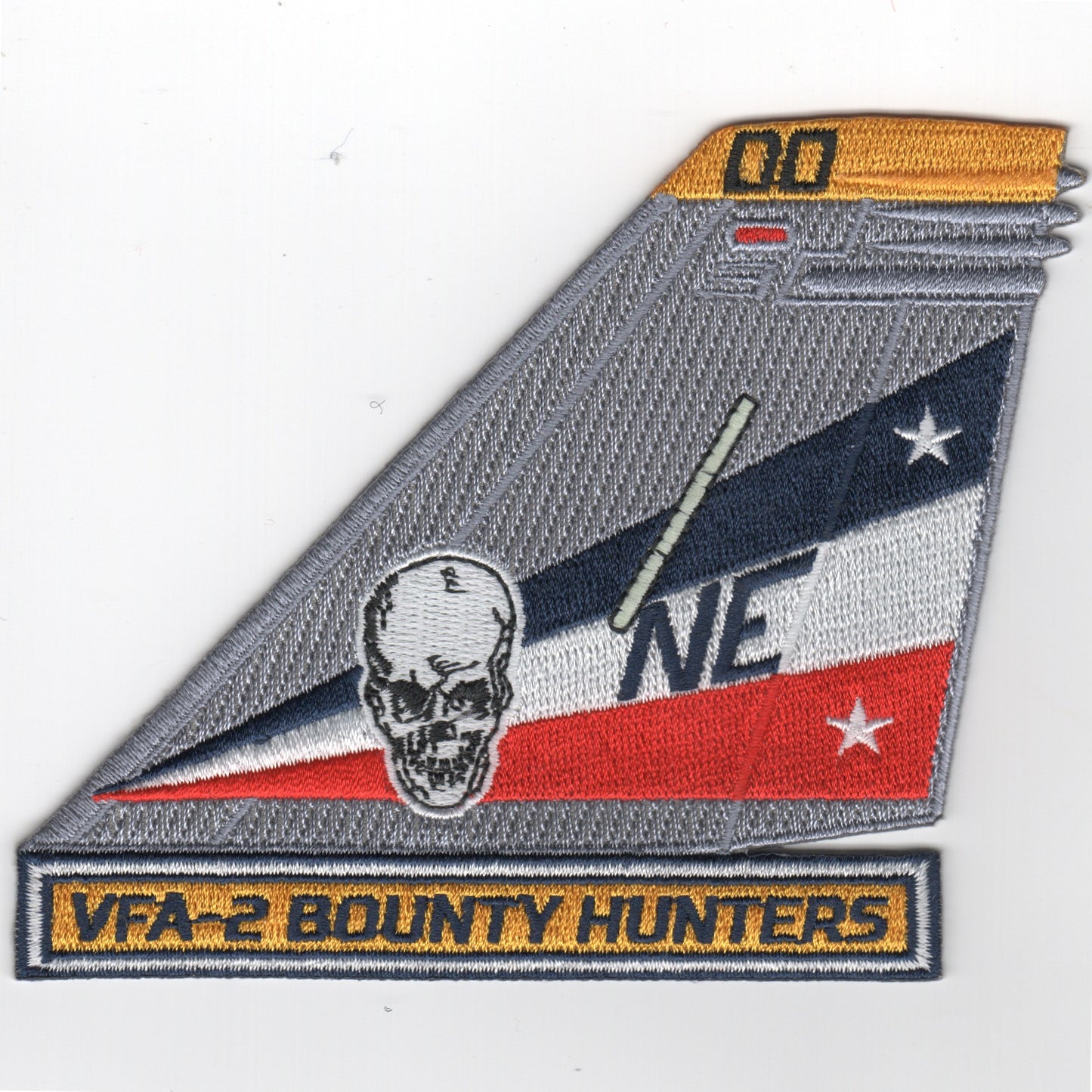 VFA-2 TailFin (Gray/Yellow Letters/Yellow Tip)