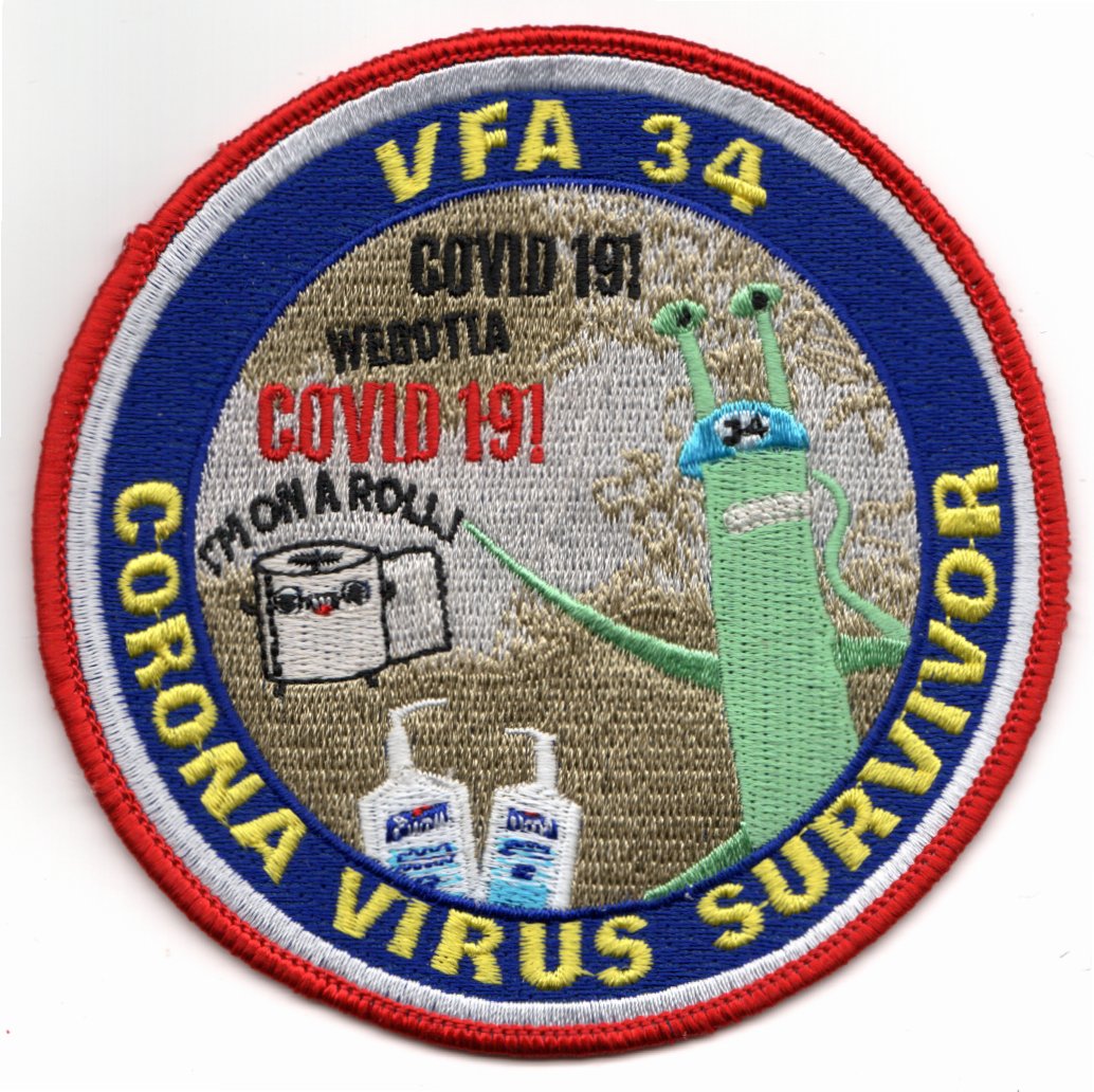 VFA-34 2020 'CORONA VIRUS SURVIVOR