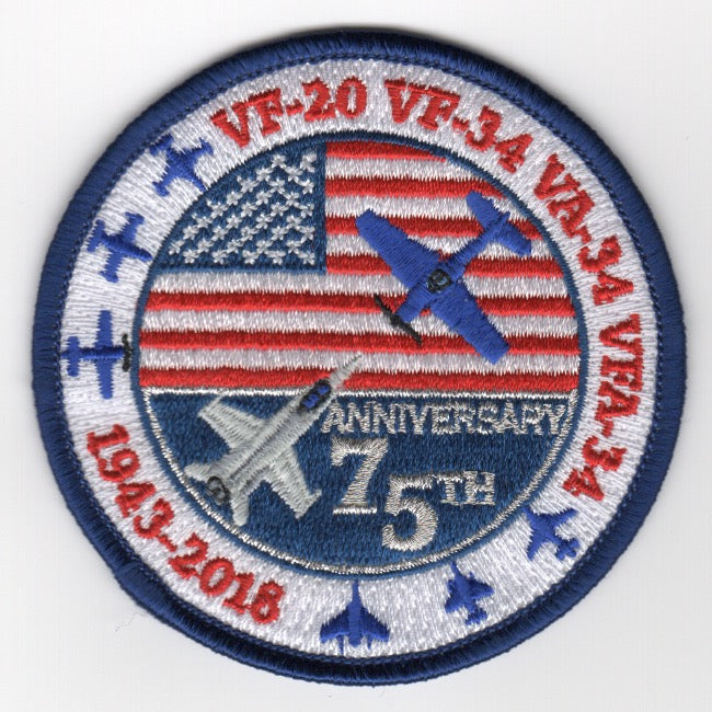 VFA-34 '75th Anniv' (3-in/Round)