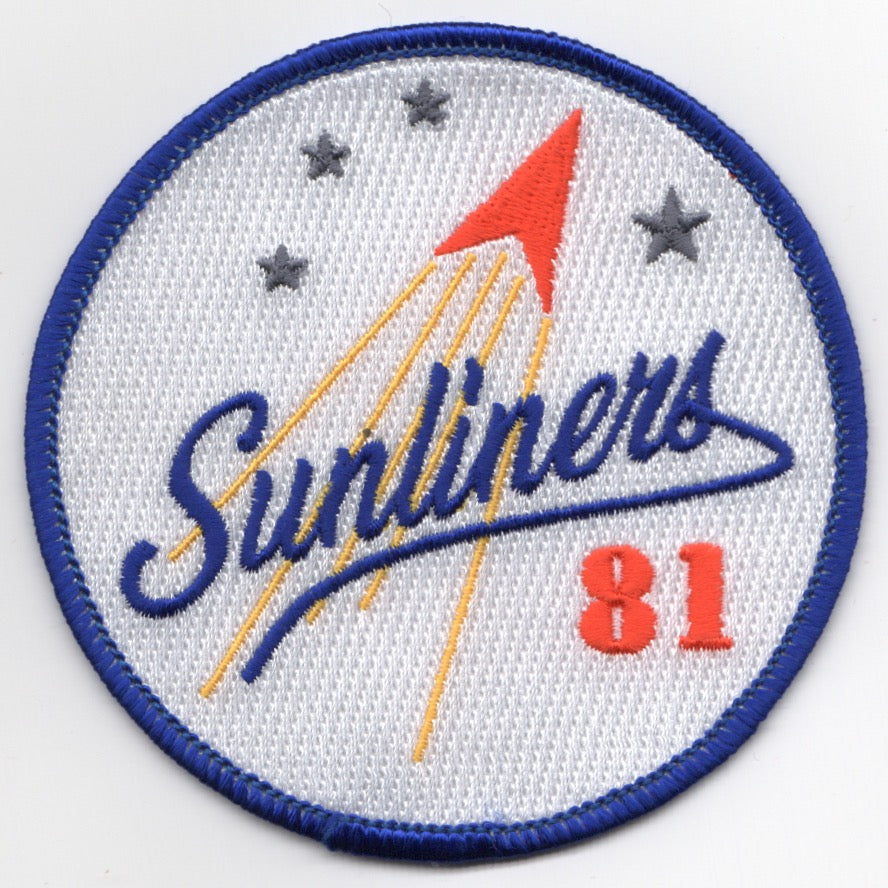 VFA-81 'SUNLINERS' Bullet (White/Blue Border)