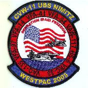 CVN-68/CVW-11/VFA-94 WestPac 2003 Cruise Patch