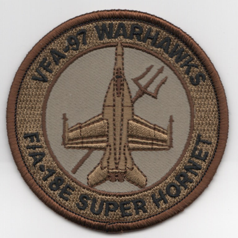 VFA-97 F-18E 'Bullet' Patch (Des/Twill)