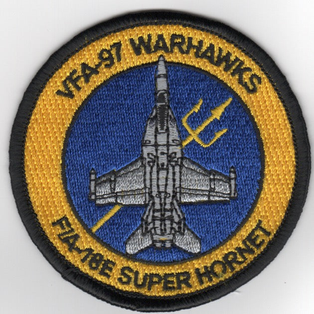 VFA-97 F-18E 'Bullet' Patch (DARK Yellow/Blue)