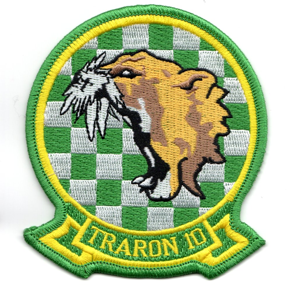 VT-10 Squadron Patch (Green/White)