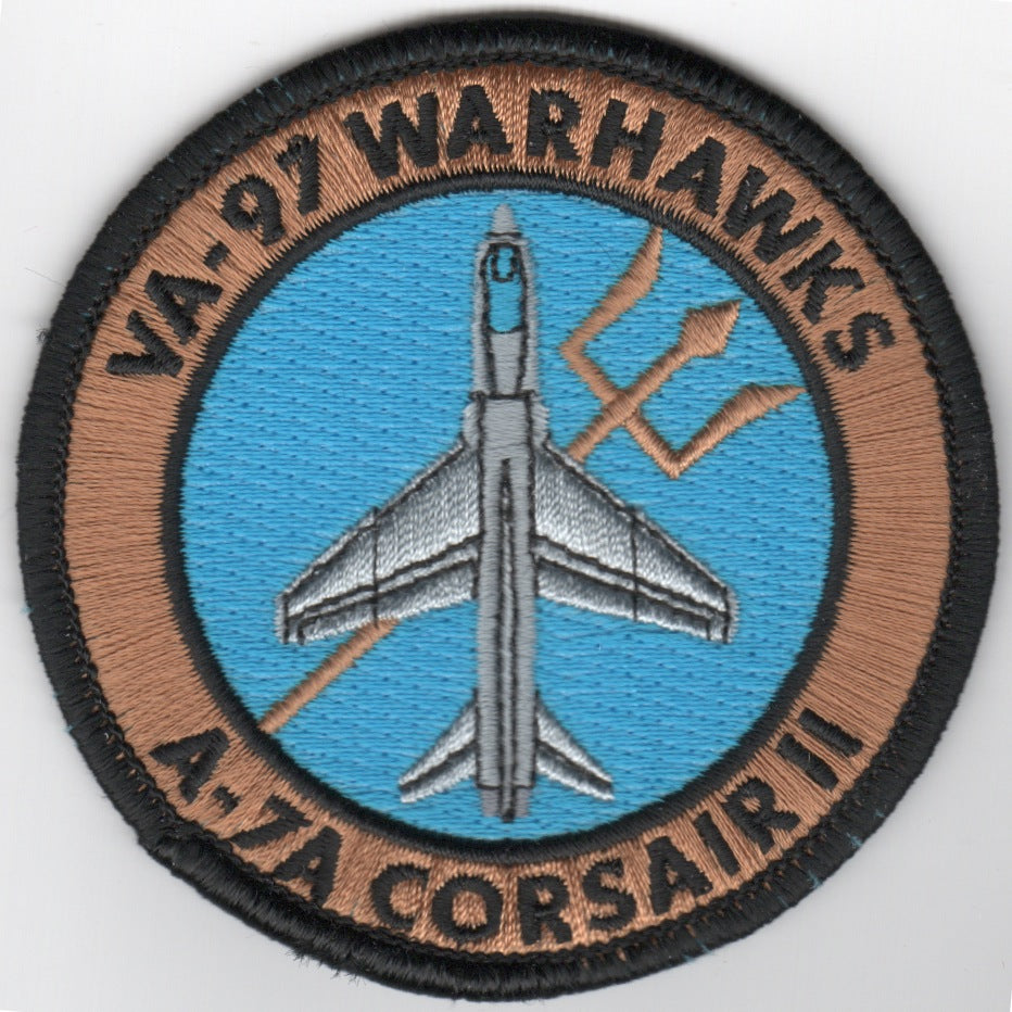 VA/VFA-97 'Historical' A-7A Bullet Patch (No Velcro)