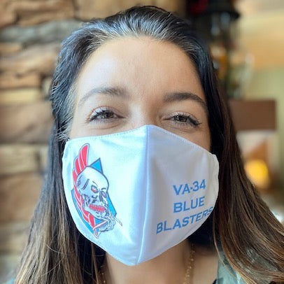 VA-34 'Cotton' Mask (White/BRITT)
