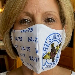 VA-75 'Cotton' Mask (White/MECHELLE)