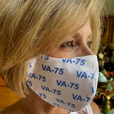 VA-75 'Cotton' Mask (White/MECHELLE)