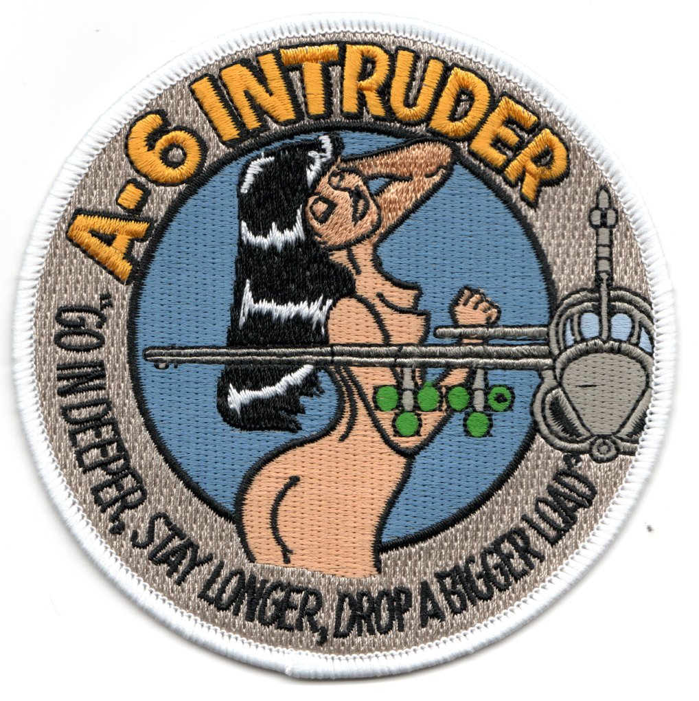 VA-75 A-6 INTRUDER w/Naked Woman Patch