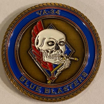 VA-34 'BLUE BLASTERS' Coin