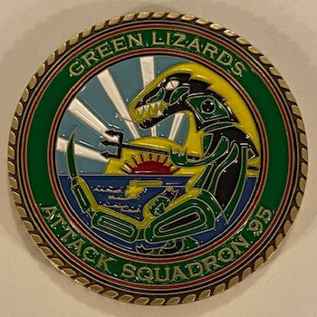 VA-95 'GREEN LIZARDS' Coin
