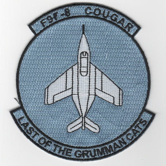 F9F-8 Cougar Aircraft Patch (Blue)